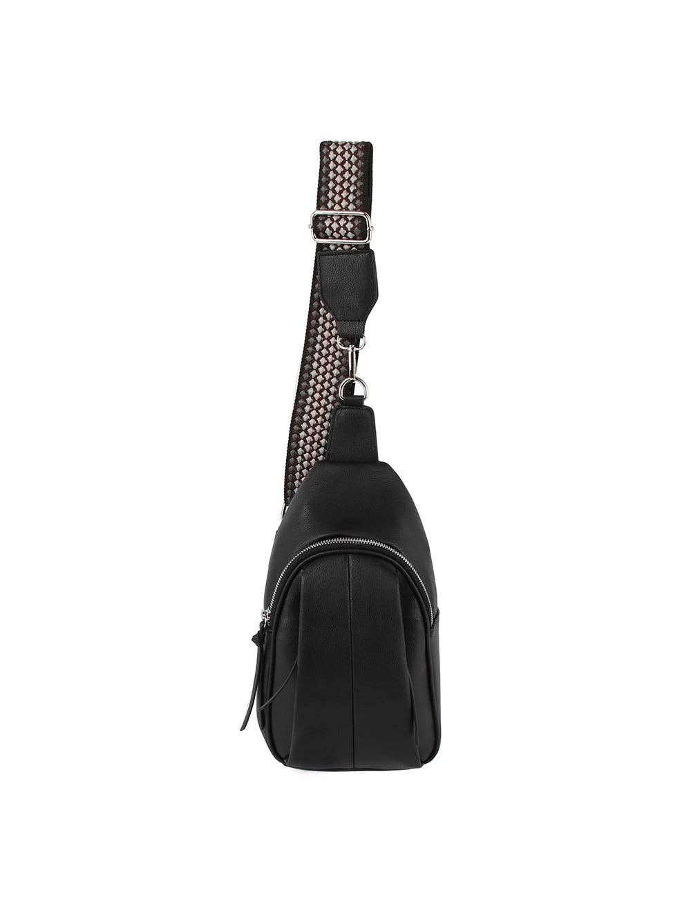 Soft leather sling bag with guitar strap - The Floratory
