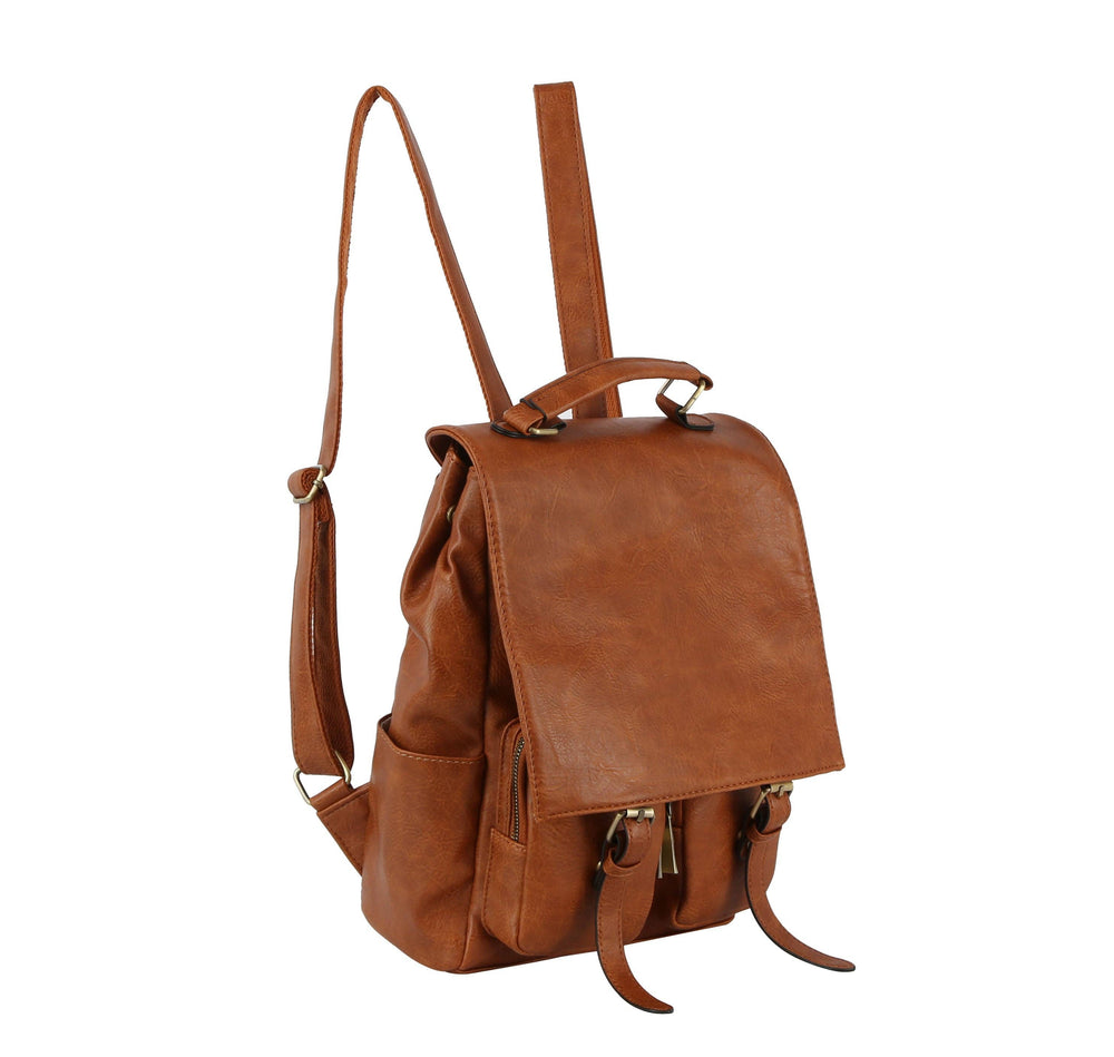 Front pockets unisex backpack - The Floratory