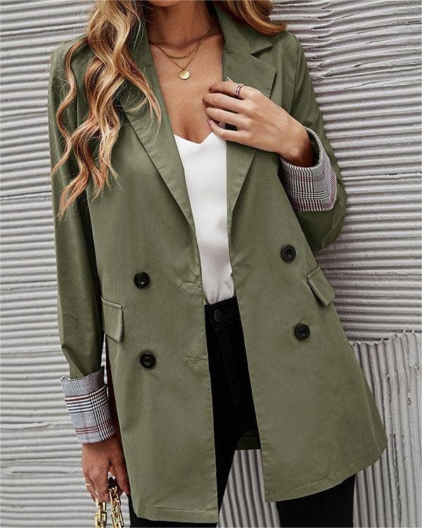 New fashion loose little blazer long sleeve jacket for women - The Floratory