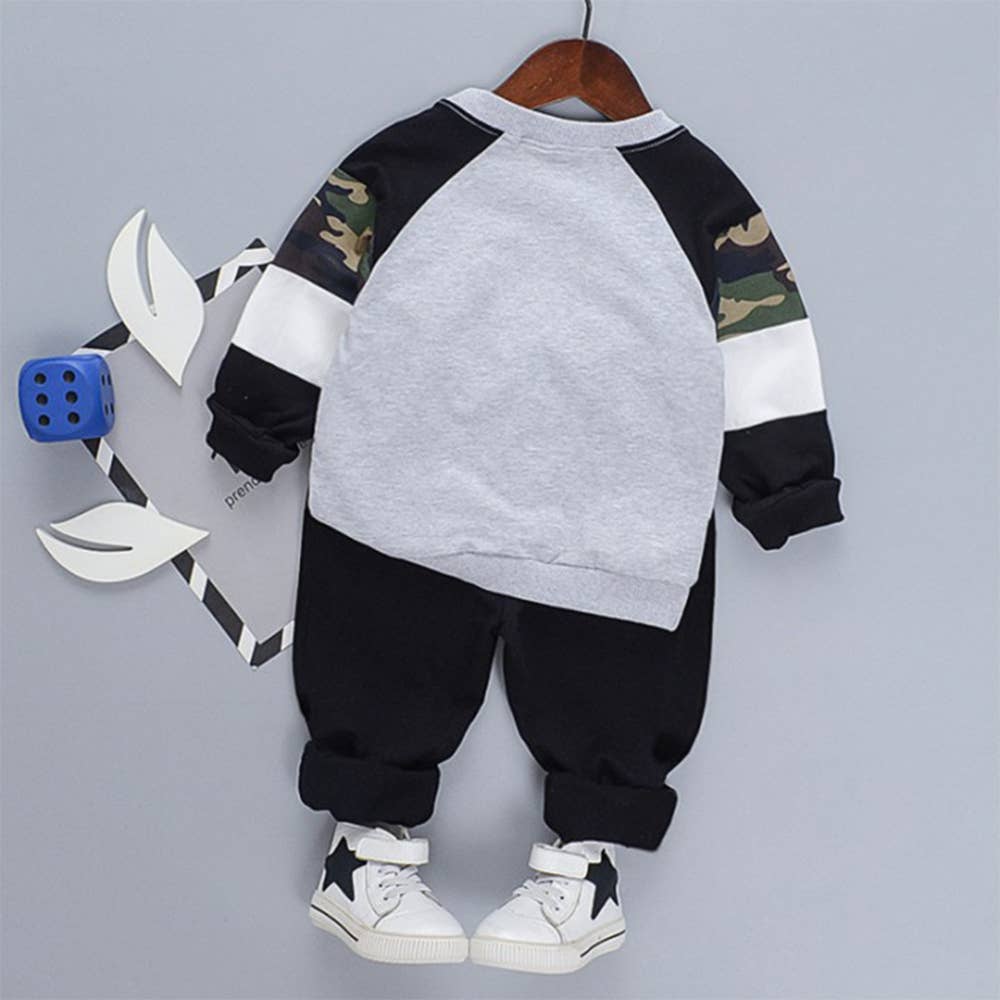 2-piece Toddler Boy 100% Cotton Pants Set - The Floratory