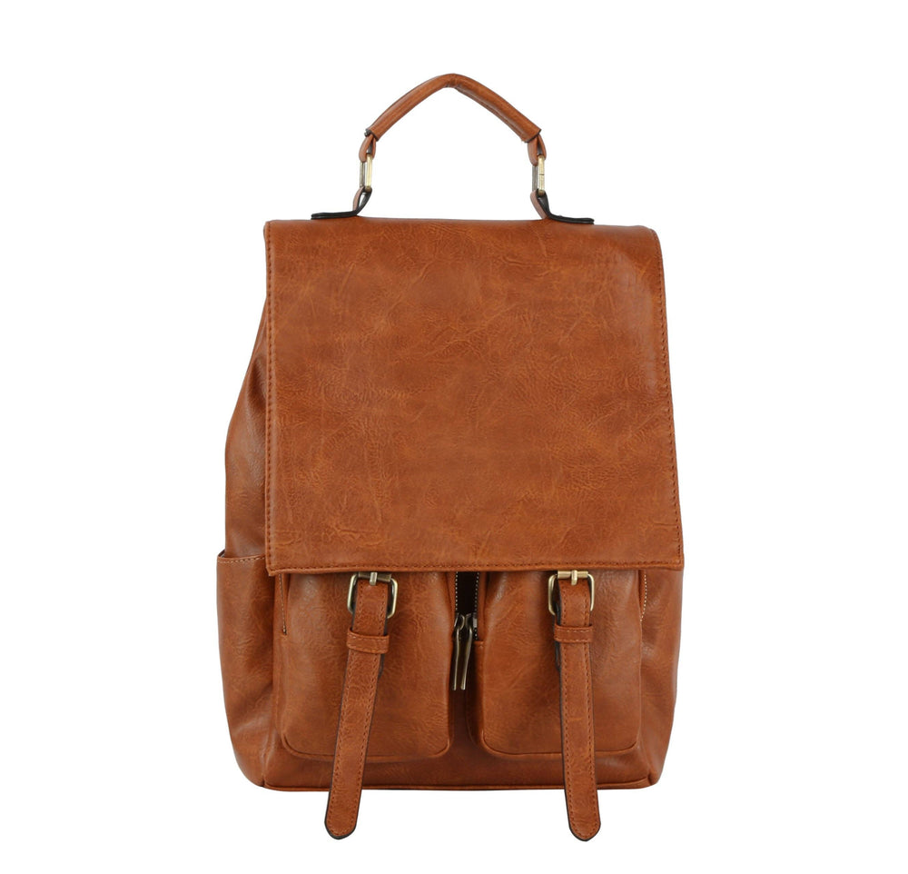 Front pockets unisex backpack - The Floratory