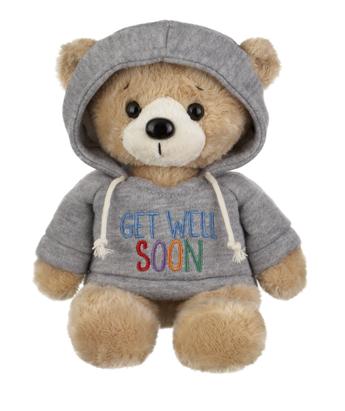 Get Well Soon Hoodie Bear - The Floratory