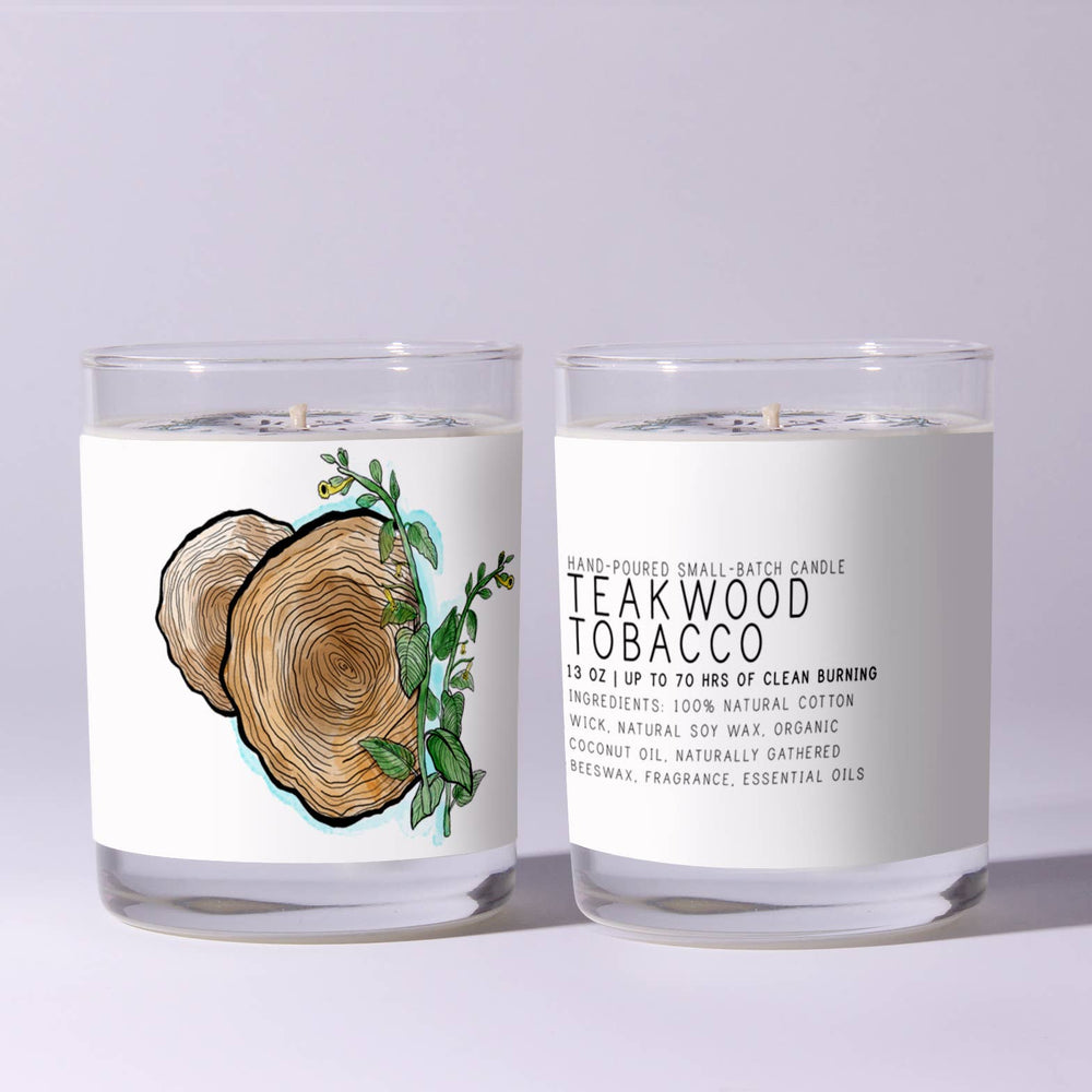 Teakwood Tobacco - Just Bee Candles - The Floratory