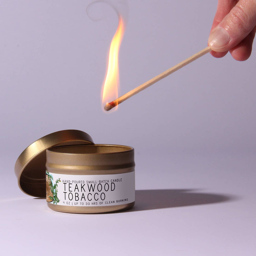 Teakwood Tobacco - Just Bee Candles - The Floratory