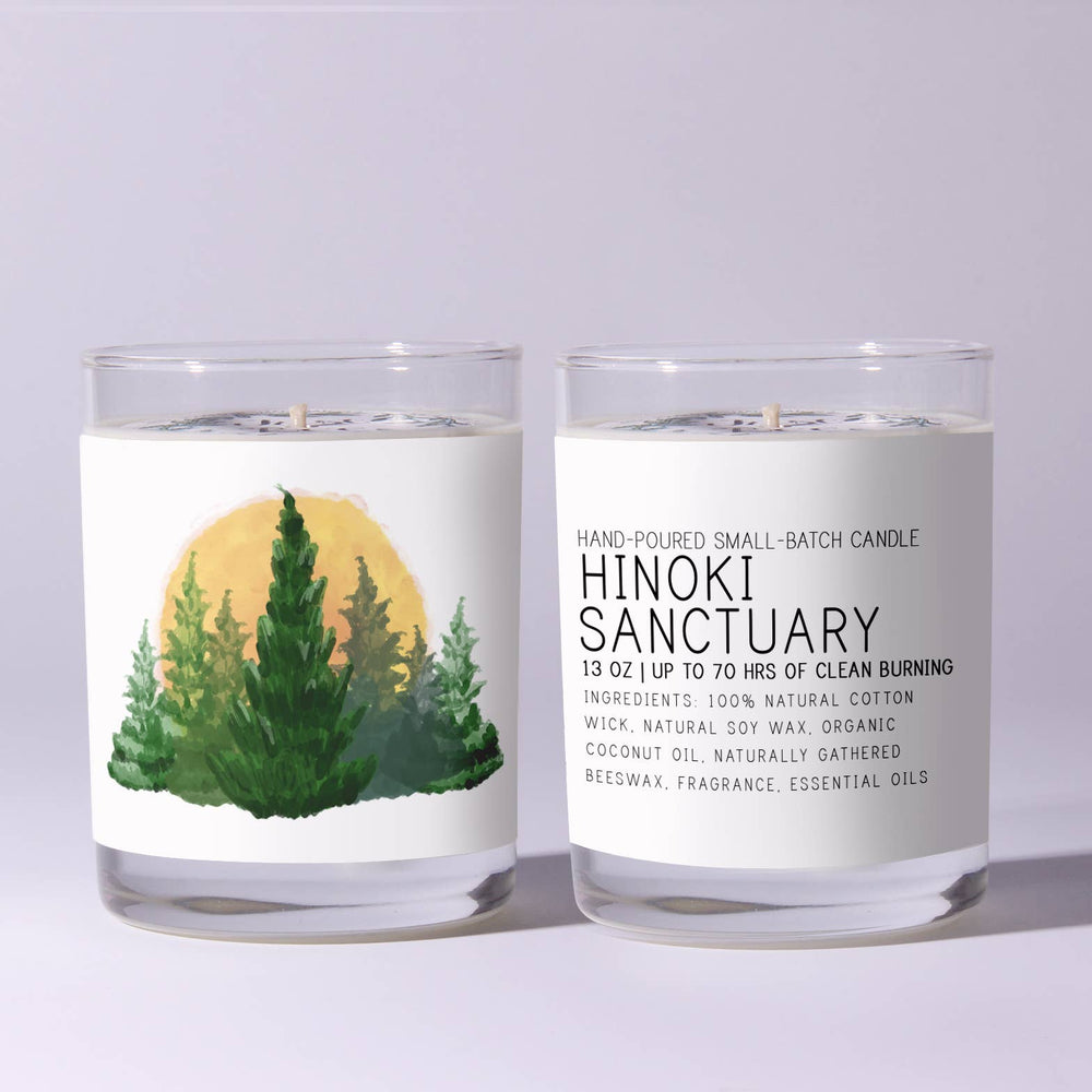 Hinoki Sanctuary - Just Bee Candles - The Floratory