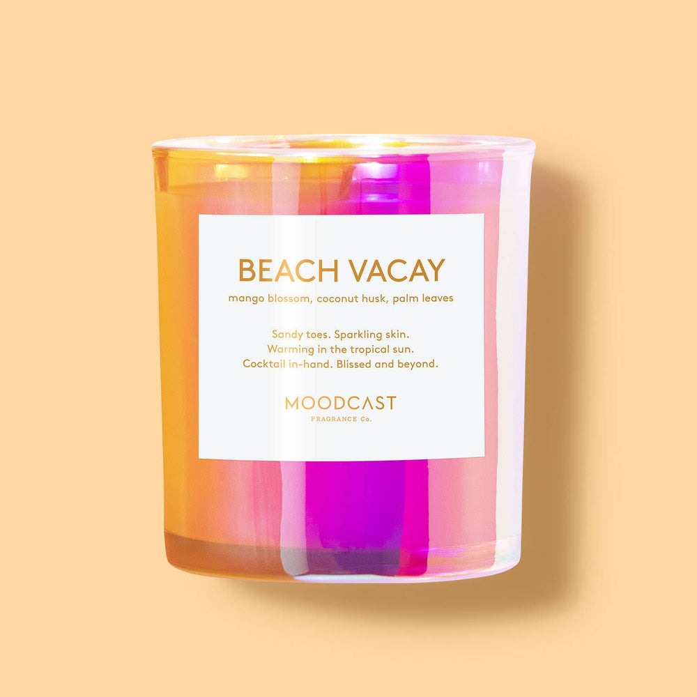 Beach Vacay - Iridescent 8oz Coconut Wax Candle - The Floratory