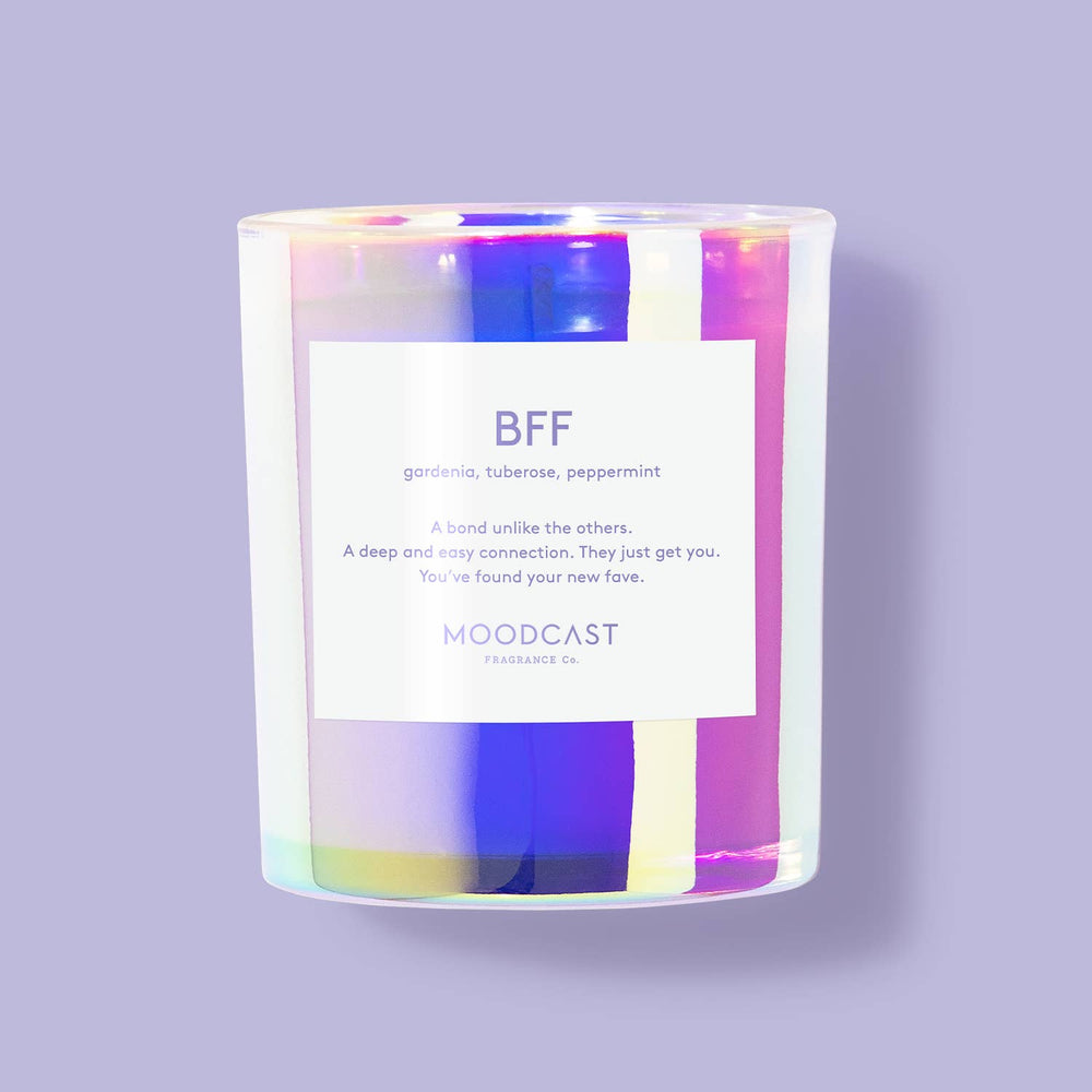BFF - Iridescent 8oz Coconut Wax Candle - The Floratory