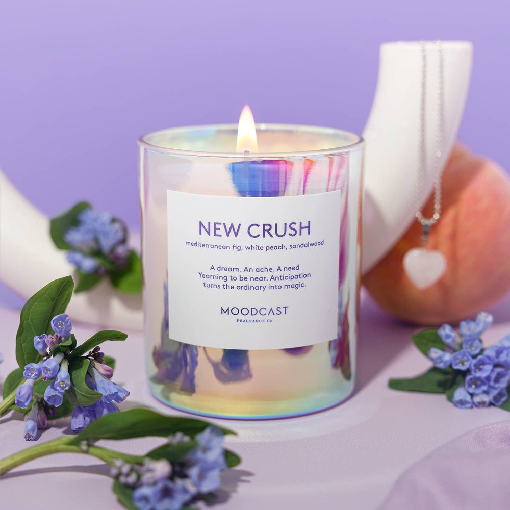New Crush - Iridescent 8oz Coconut Wax Candle - The Floratory