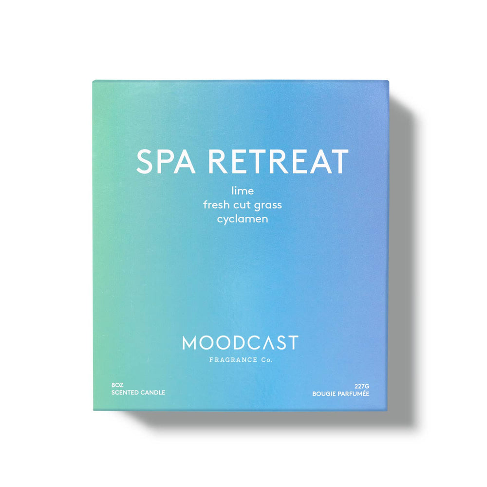 Spa Retreat - Iridescent 8oz Coconut Wax Candle - The Floratory