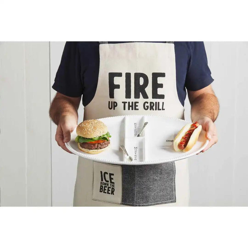 Fire Up the Grill Apron - The Floratory