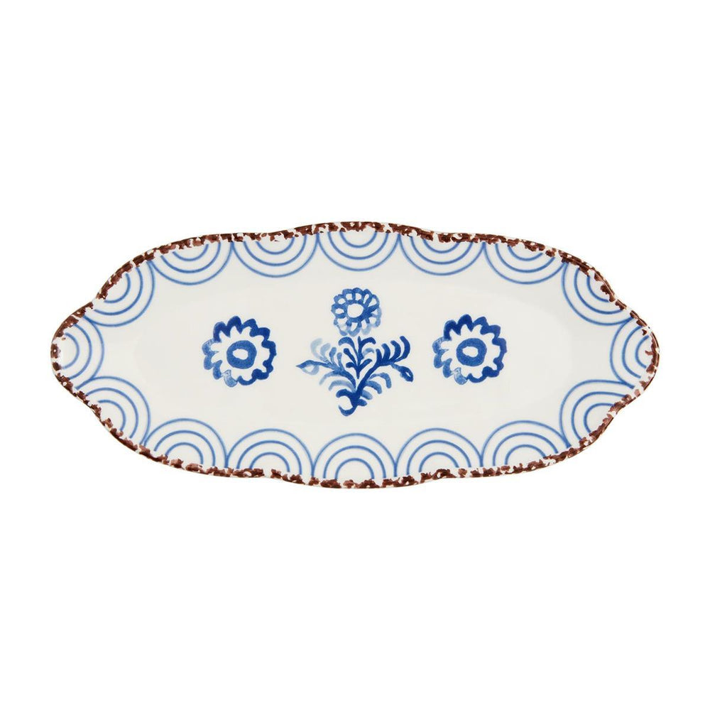 Blue Floral Everything Plate - The Floratory