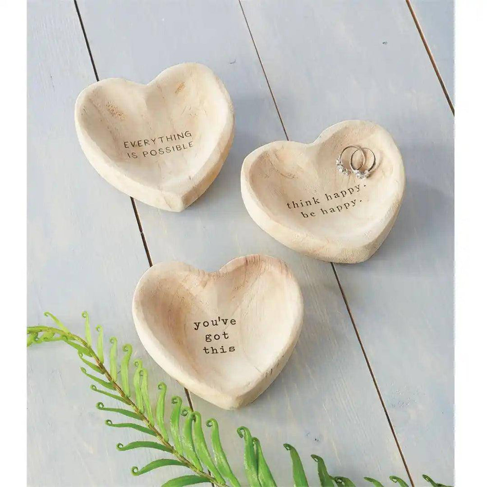 Got This Wood Heart Trinket Tray - The Floratory