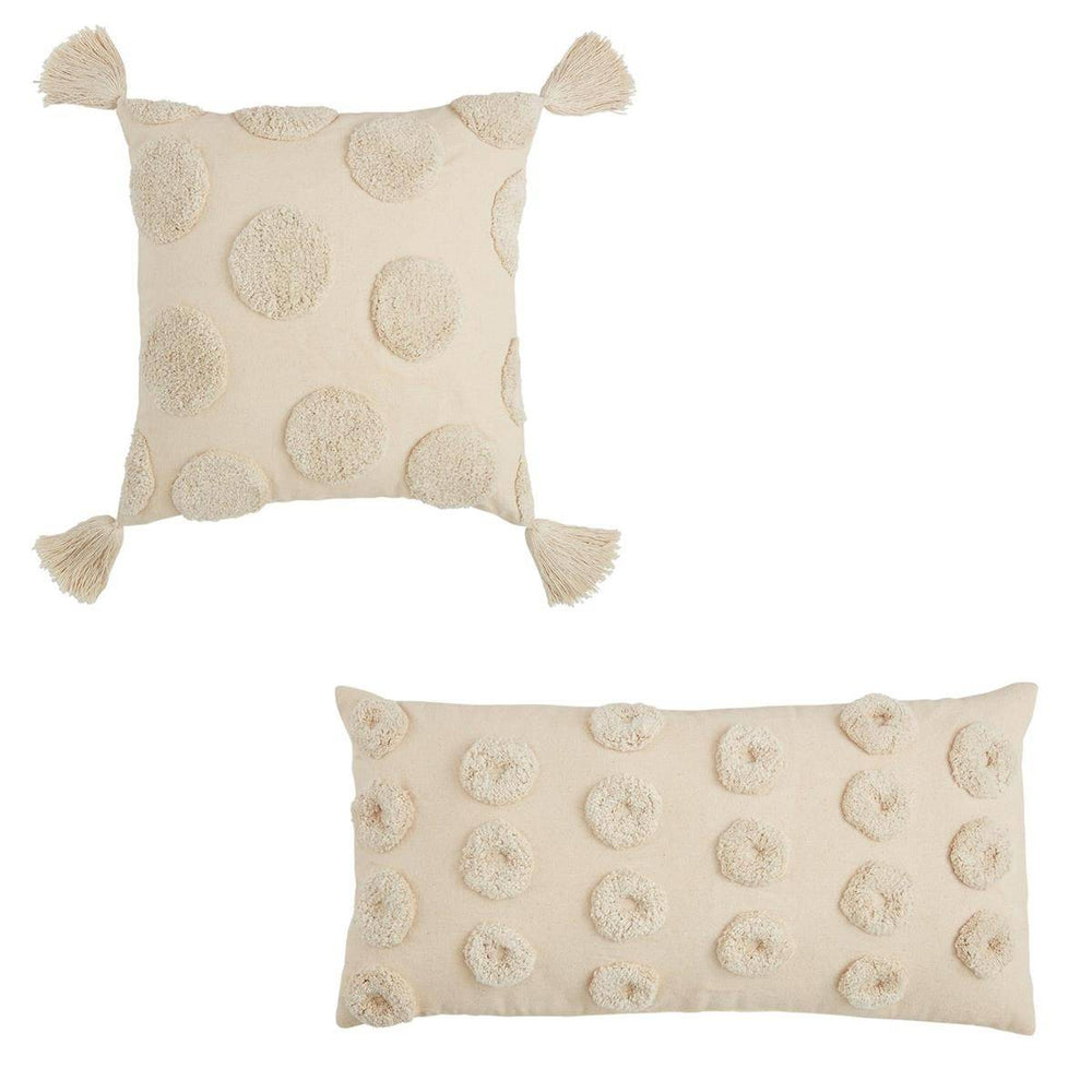 Square Tufted Dot Pillow - The Floratory
