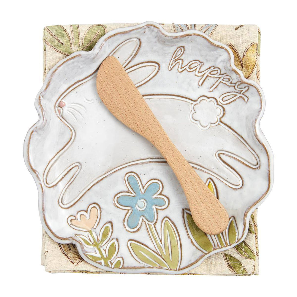 Bunny Appetizer Plate Set - The Floratory