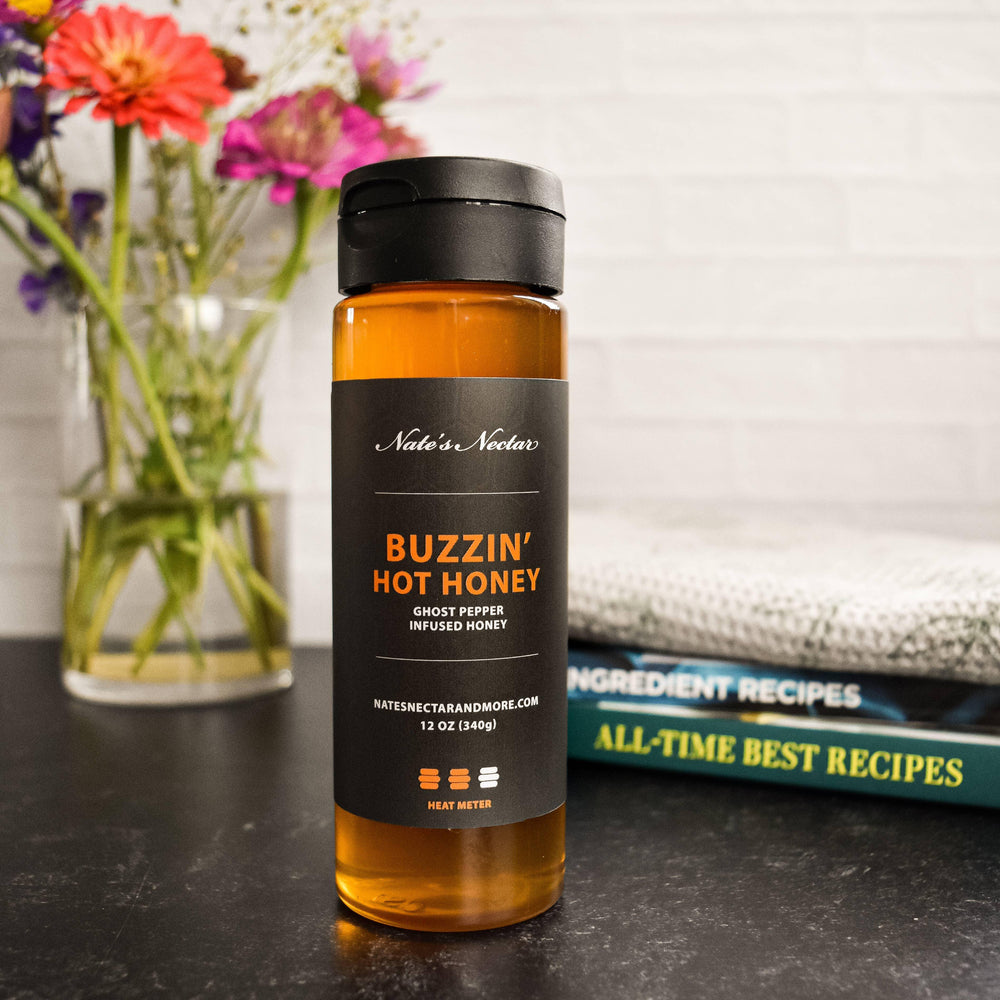 Buzzin' Hot Honey, Plastic Squeeze Bottle - The Floratory