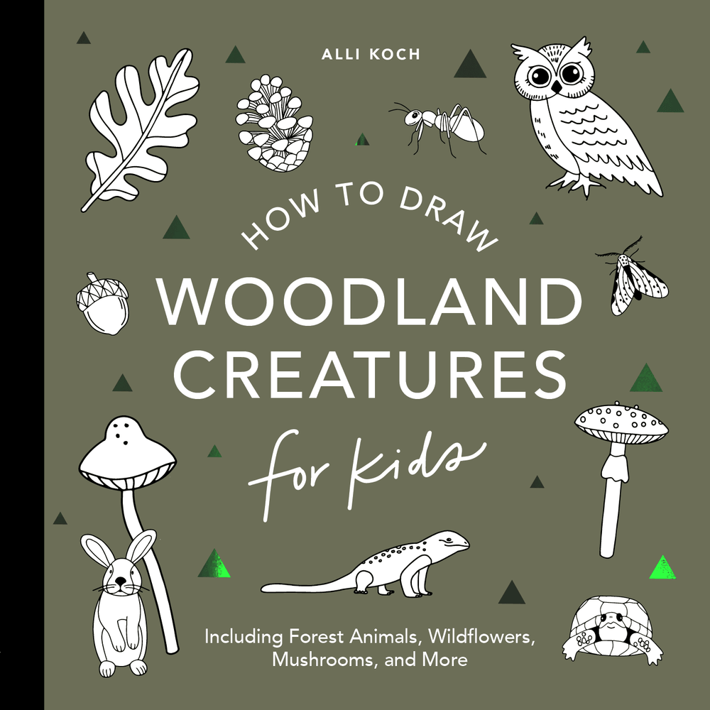 How to Draw for Kids: Mushrooms & Woodland Creatures - The Floratory