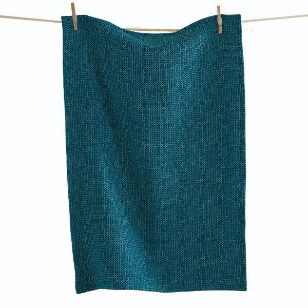 Teal Classic Waffle Towel - The Floratory