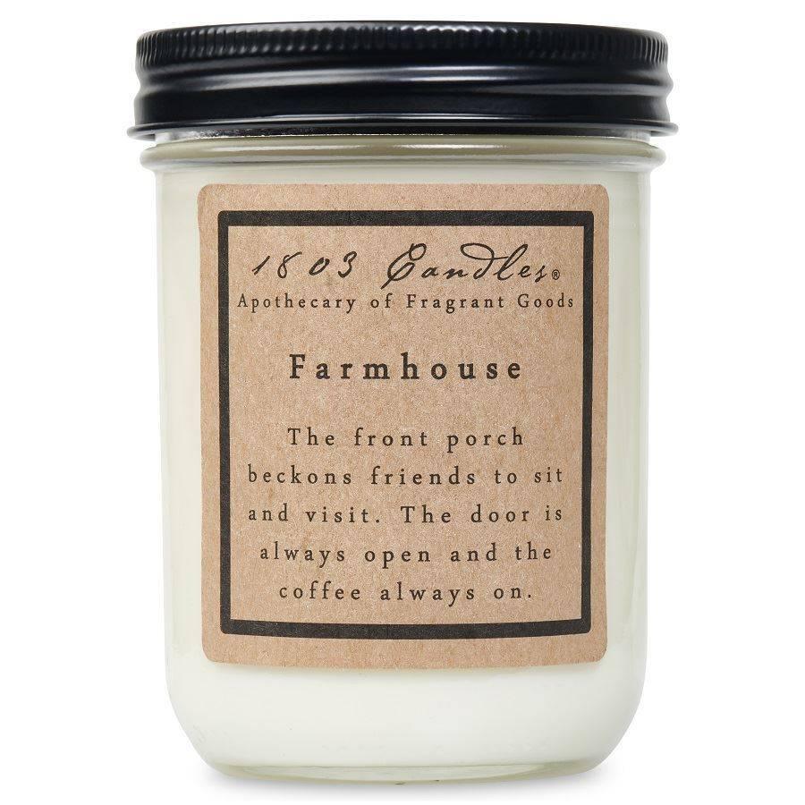 Farmhouse-14oz Jar Candle - Village Floral Designs and Gifts