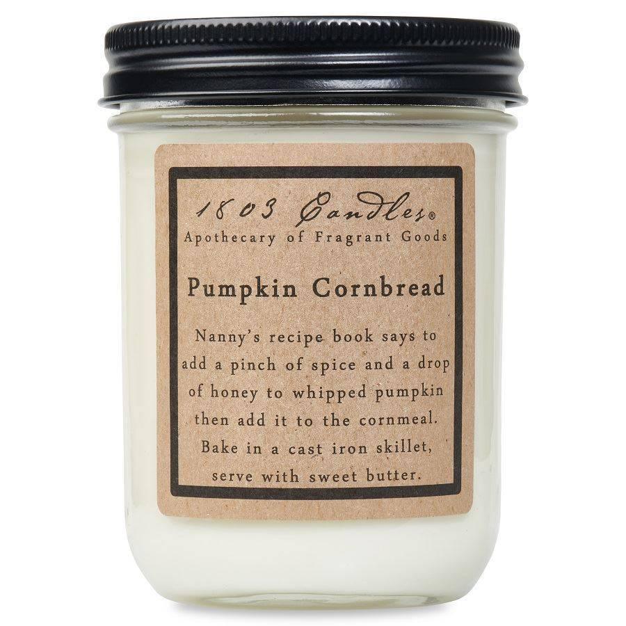 Pumpkin Cornbread 14oz Jar Candle - Village Floral Designs and Gifts