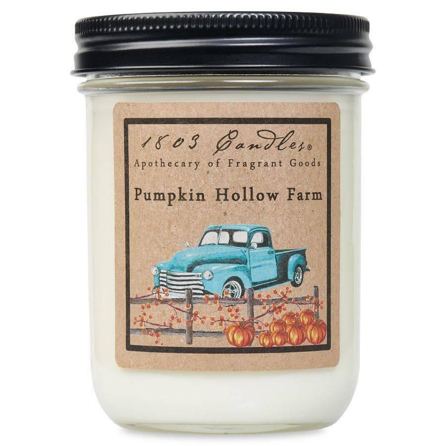 Pumpkin Hollow 14oz Jar Candle - Village Floral Designs and Gifts