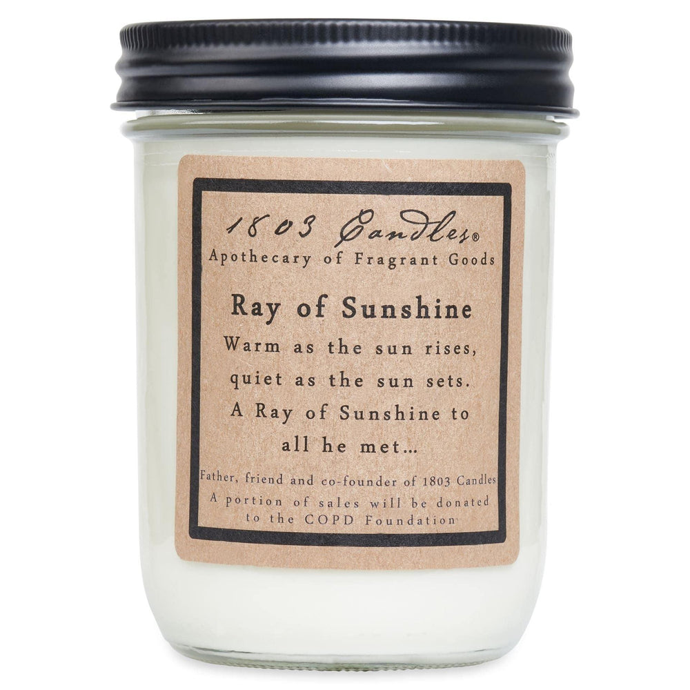 Ray of Sunshine Candle - Village Floral Designs and Gifts