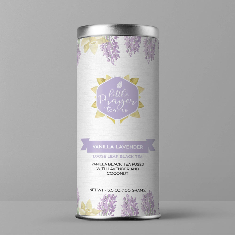 Vanilla Lavender Loose Leaf Black Tea - Dessert Tea - Village Floral Designs and Gifts