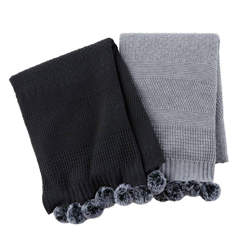 Gray Throw Blank - Village Floral Designs and Gifts