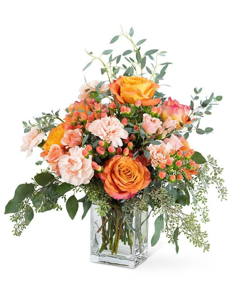 Coral Symphony - Village Floral Designs and Gifts
