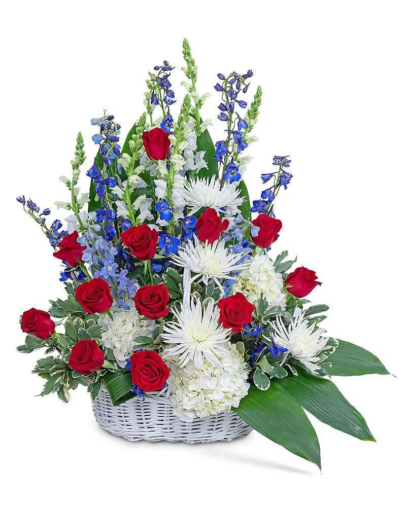 Freedom Tribute Basket - Village Floral Designs and Gifts
