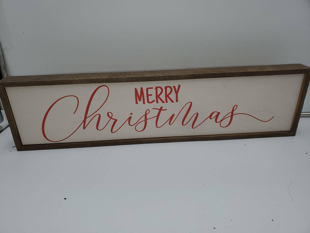 Merry Christmas Sign - Village Floral Designs and Gifts
