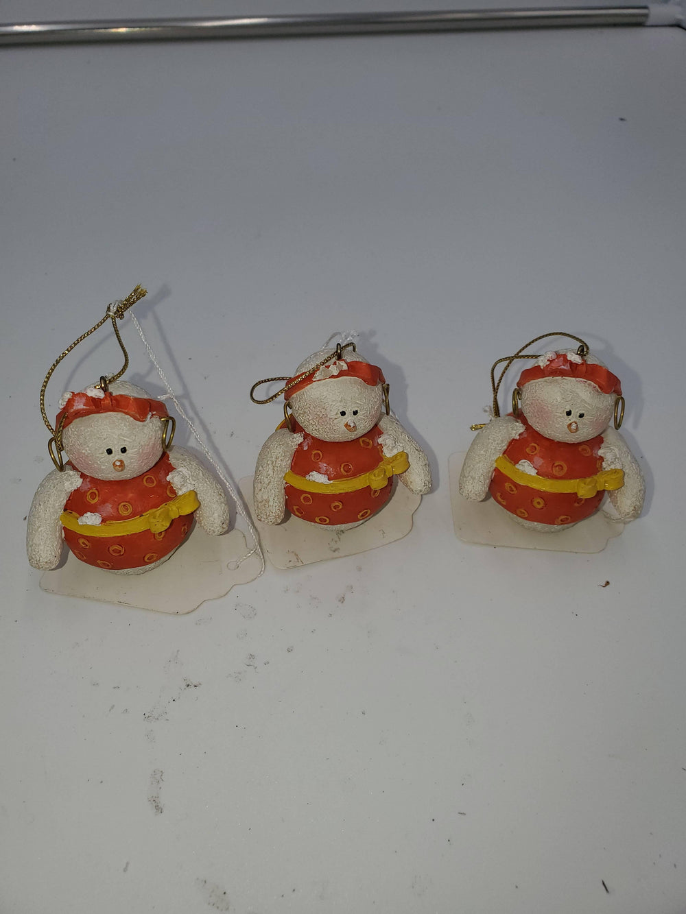 Set of 3 Snowmen Ornaments - Village Floral Designs and Gifts