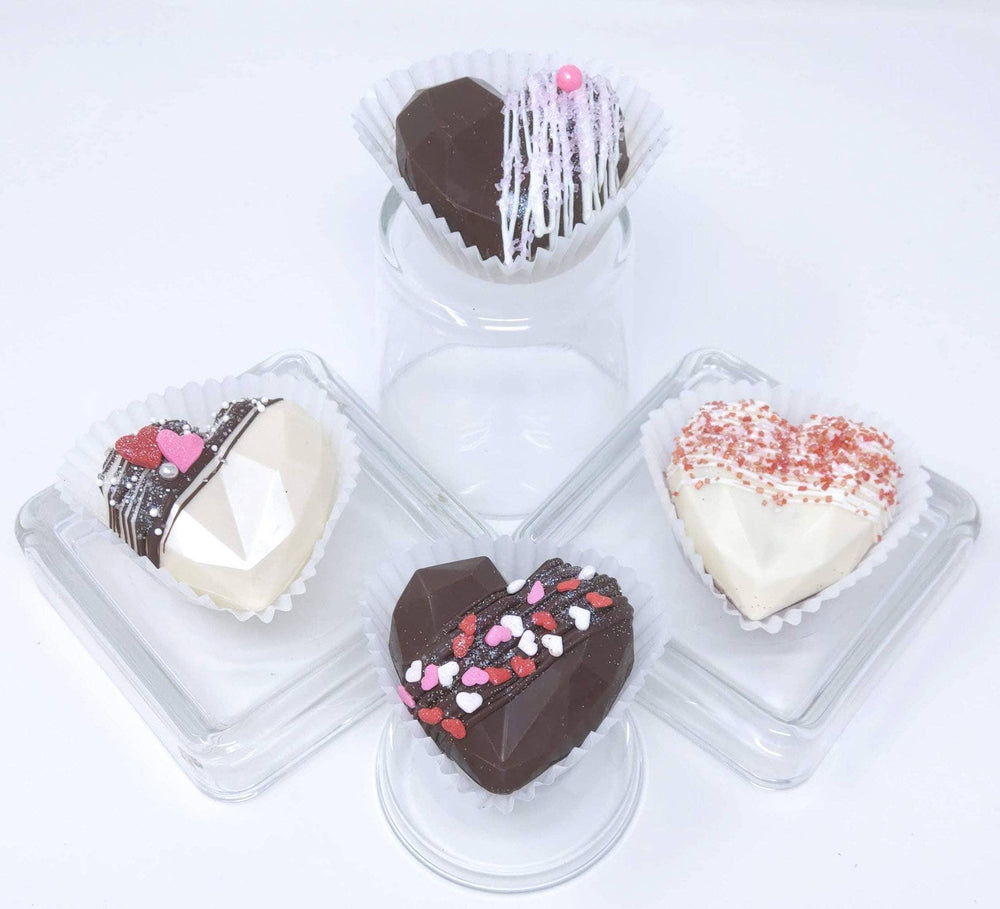 Valentine's Day Heart Hot Cocoa Bombs - Village Floral Designs and Gifts