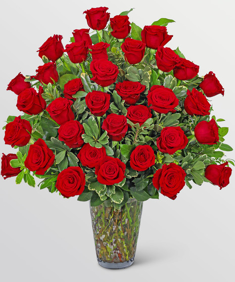 100 Premium Long Stem Red Roses