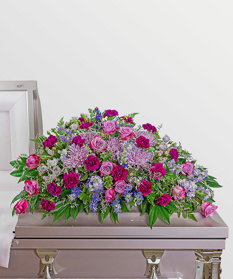 Gracefully Majestic Casket Spray